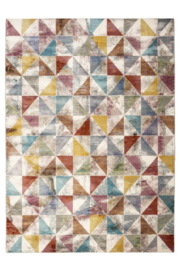 Vloerkleed Grafisch Industrieel "Picasso 20" Multikleur