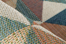Vloerkleed Grafisch Outdoor/Indoor "Capri 3" Multikleur