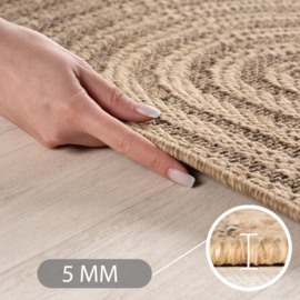 Vloerkleed VKW Modern Outdoor/Indoor 'Aray' Beige