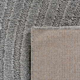 Vloerkleed VKW Scandinavisch 3D Effect 'Arcus' Grijs