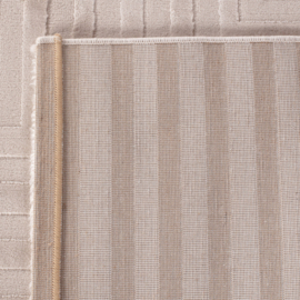 Vloerkleed VKW Scandinavisch 3D Effect 'Maja' Beige