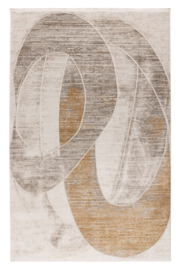 Vloerkleed Modern Geometrisch "Modena 2" Goud