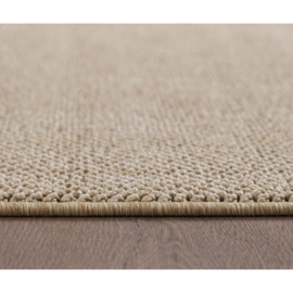 Vloerkleed VKW Laagpolig Effen 'Lucy' Beige