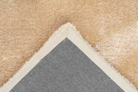 Vloerkleed Duurzaam Shaggy Hoogpolig "Glamour" Beige