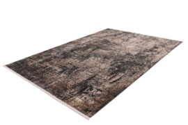 Vloerkleed Industrieel Vintage Viscose 3D Effect "Concorde" Beige