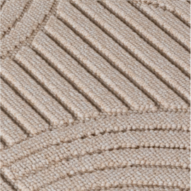 Vloerkleed VKW Scandinavisch 3D Effect 'Lunea' Beige