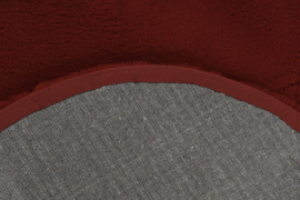 Vloerkleed Zacht Hoogpolig Organisch "Heaven" Bordeux Rood 160x230cm