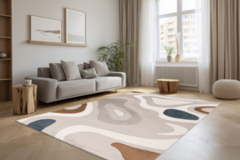 Vloerkleed Modern "Bergamo 2" Multikleur