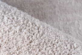 Vloerkleed Shaggy Hoogpolig Effen "Velvet" Ivory