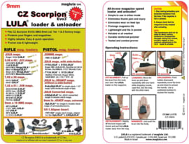 CZ Scorpion EVO-3®  9mm  LULA™ magazine loader and unloader