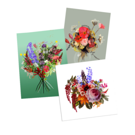 postkaartenset bloemenpracht