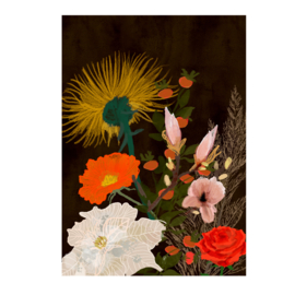 december bloemen (29x40cm)