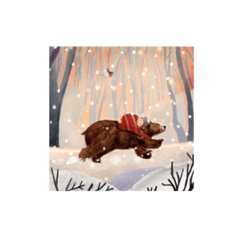 postkaart winterbaby