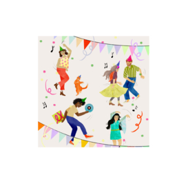 postkaart feestje