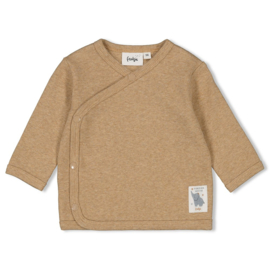 feetje 51602374 shirt bruin melange