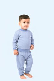 Feetje pyjama blauw melée