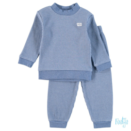 Feetje pyjama blauw melée