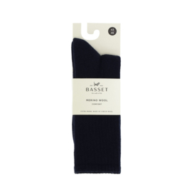 BASSET sok 31550 merino wol Thermo zwart