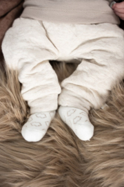 feetje 52202218 broekje taupe melange