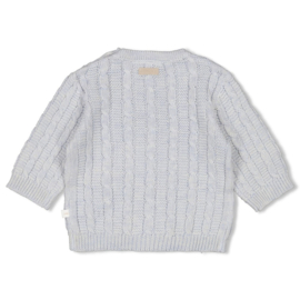 feetje 51602677 sweater blauw gebreid