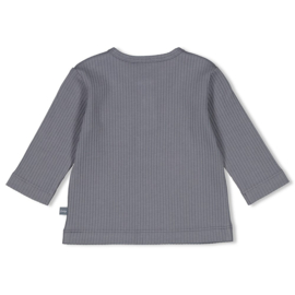 feetje 51602380 shirt blauw rib