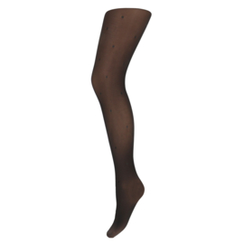 Marianne 502 zwarte panty transparant look 50 den MET STIP!