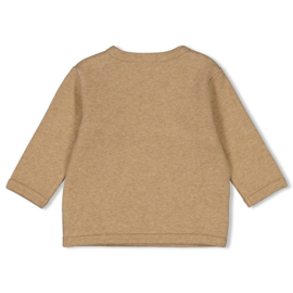 feetje 51602374 shirt bruin melange