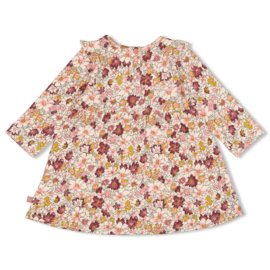 feetje 51400506 jurk roze bloem