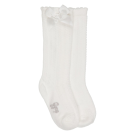 Gymp 1002 Girls knee socks Offwhite