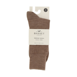 BASSET sok  31500 merino wol casual terry 5 kleuren