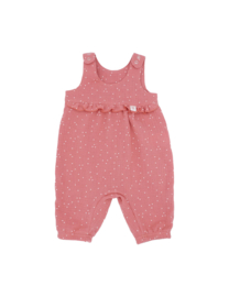Maximo jumpsuit roest/wit/stipje