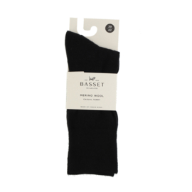 BASSET sok  31510 merino wol casual terry (badstof zool)