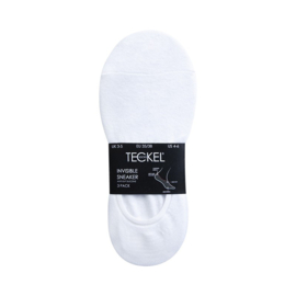 Teckel 51600 invisible sneakersokken 3 paar wit