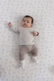 feetje 51602397 shirt taupe melange