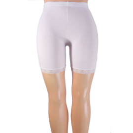 Yellow Moon 20239 short legging wit kant