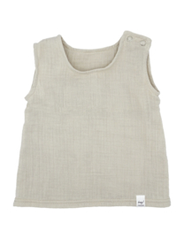 Maximo top organic cotton zand