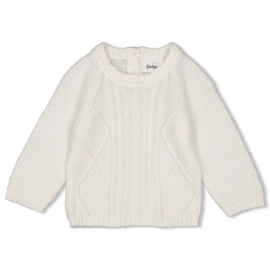 feetje 51602398 gebreid truitje offwhite