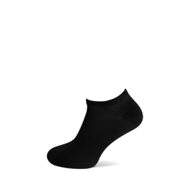 BASSET sneakersok bamboo 2 pak zwart