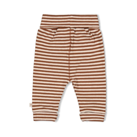 feetje 52202420 broek bruin streep