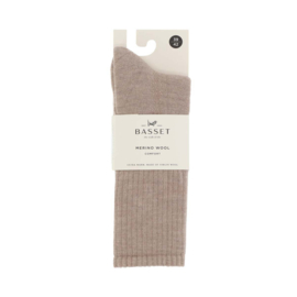 BASSET sok 31560 merino wol comfort (volledig badstof)