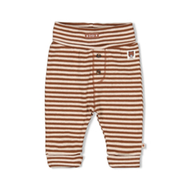 feetje 52202420 broek bruin streep