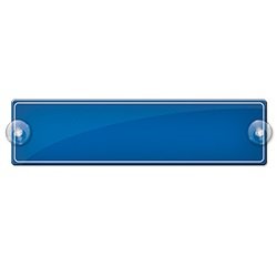 naambord met zuignappen