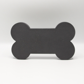 18mm hondenbot 13x21,8cm zwart