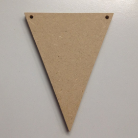 vlaggetje driehoek 13x10cm
