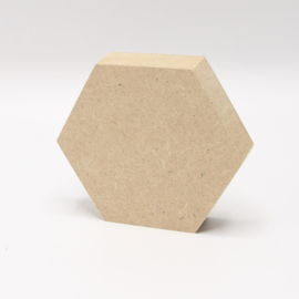 mdf 18mm hexagon 11,5x10cm