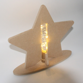 kerstster met verlichting