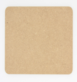 houten bord mdf 9mm 20x20cm of 20x25cm