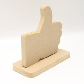 MDF duimpje 13x12,5cm