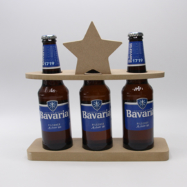 bierfleshouder met ster