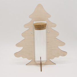 kerstboom met groot buisje